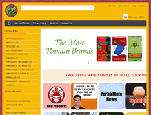 Tablet Screenshot of myyerbamatestore.com